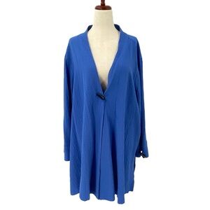 Ali Miles Single Button Artsy Outerwear 3X